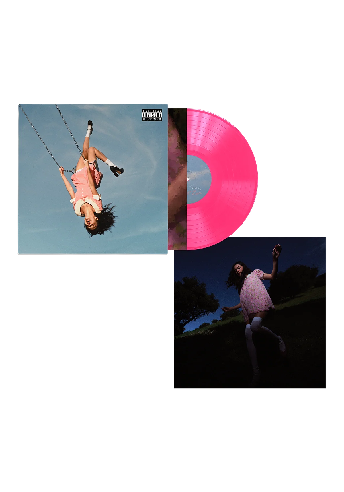 You seem pretty sad for a girl so in love: exclusive 'sticky sweet' hot pink vinyl