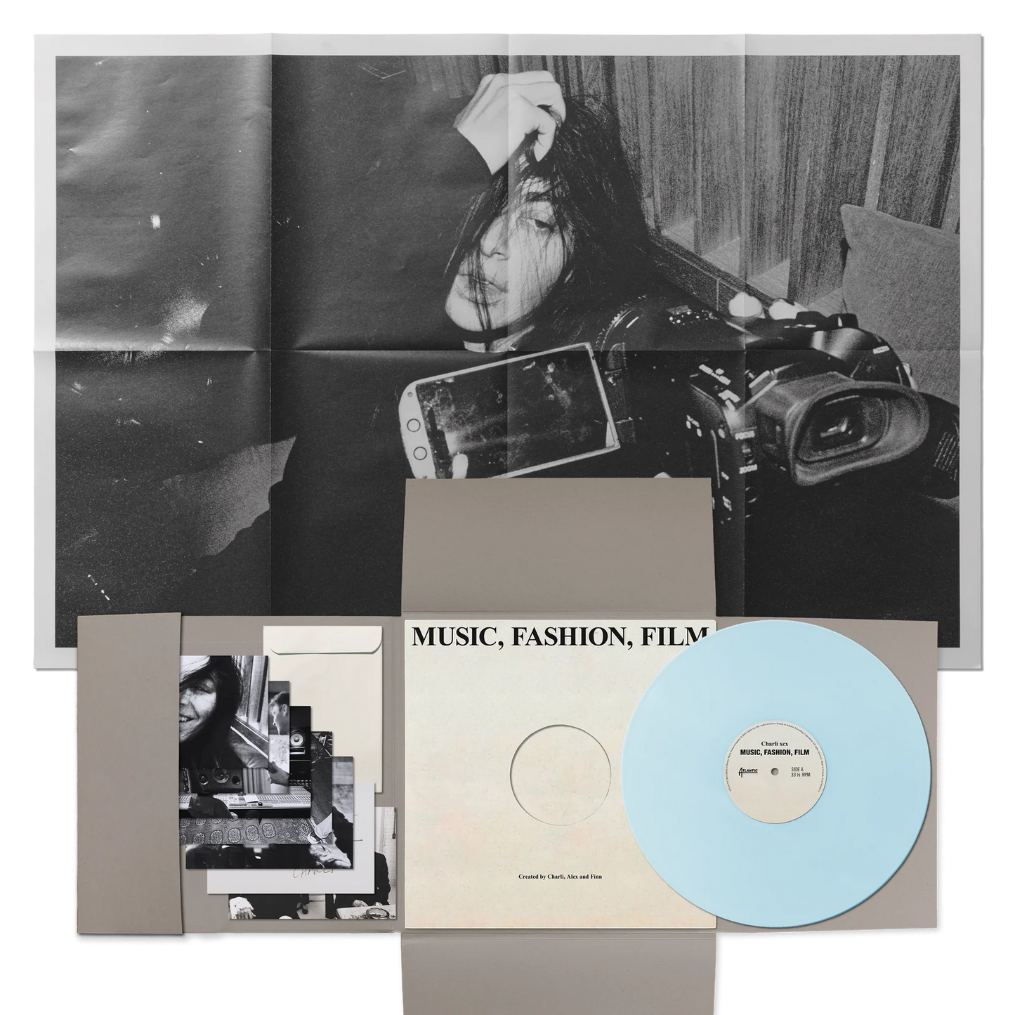 MUSIC, FASHION, FILM - BABY BLUE SIGNED VINYL