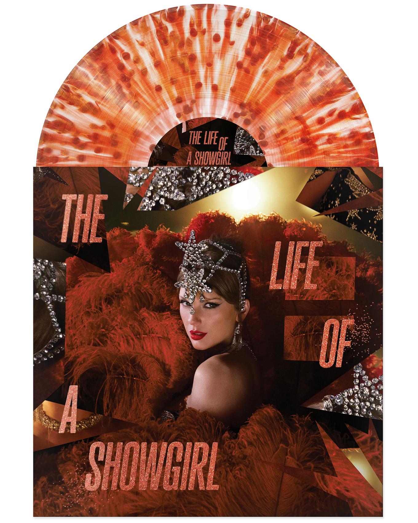 The Life of a Showgirl: The Tiny Bubbles in Champagne Edition (Red Lipstick & Lace Transparent Vinyl)