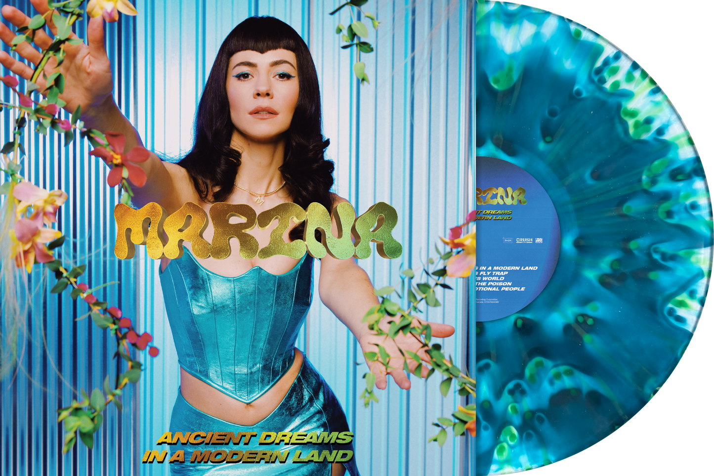ANCIENT DREAMS IN A MODERN LAND: Turquoise and green torrent effect LP