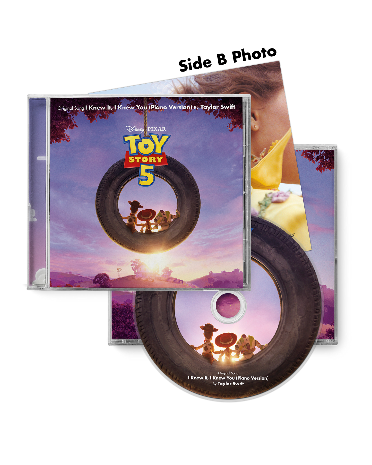 “I KNEW IT, I KNEW YOU (PIANO VERSION)” CD SINGLE WITH DOUBLE-SIDED COVER