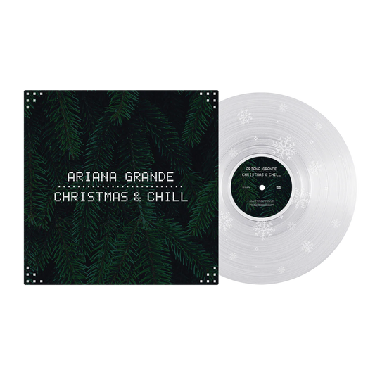 Ariana Grande - christmas & chill 10th anniversary edition lp (clear w/ snowflake etching)