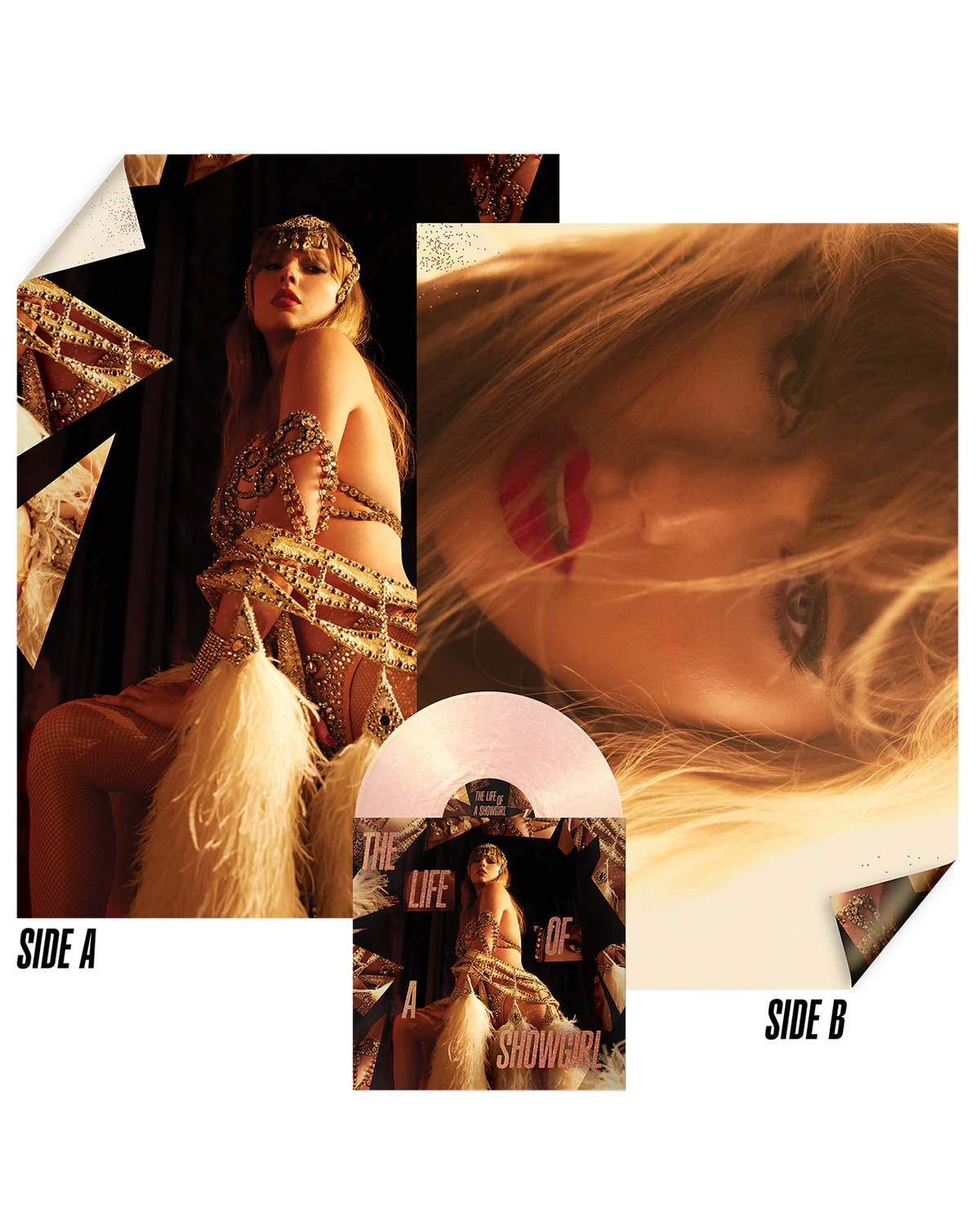 Taylor Swift - The Life Of A Showgirl: The Crowd Is Your King Edition (Summertime Spritz Pink Shimmer Vinyl)