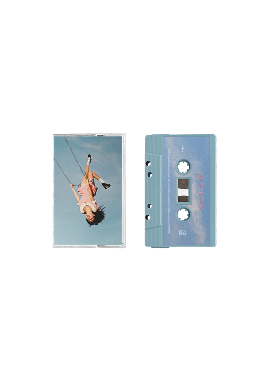 You seem pretty sad for a girl so in love: Baby blue cassette