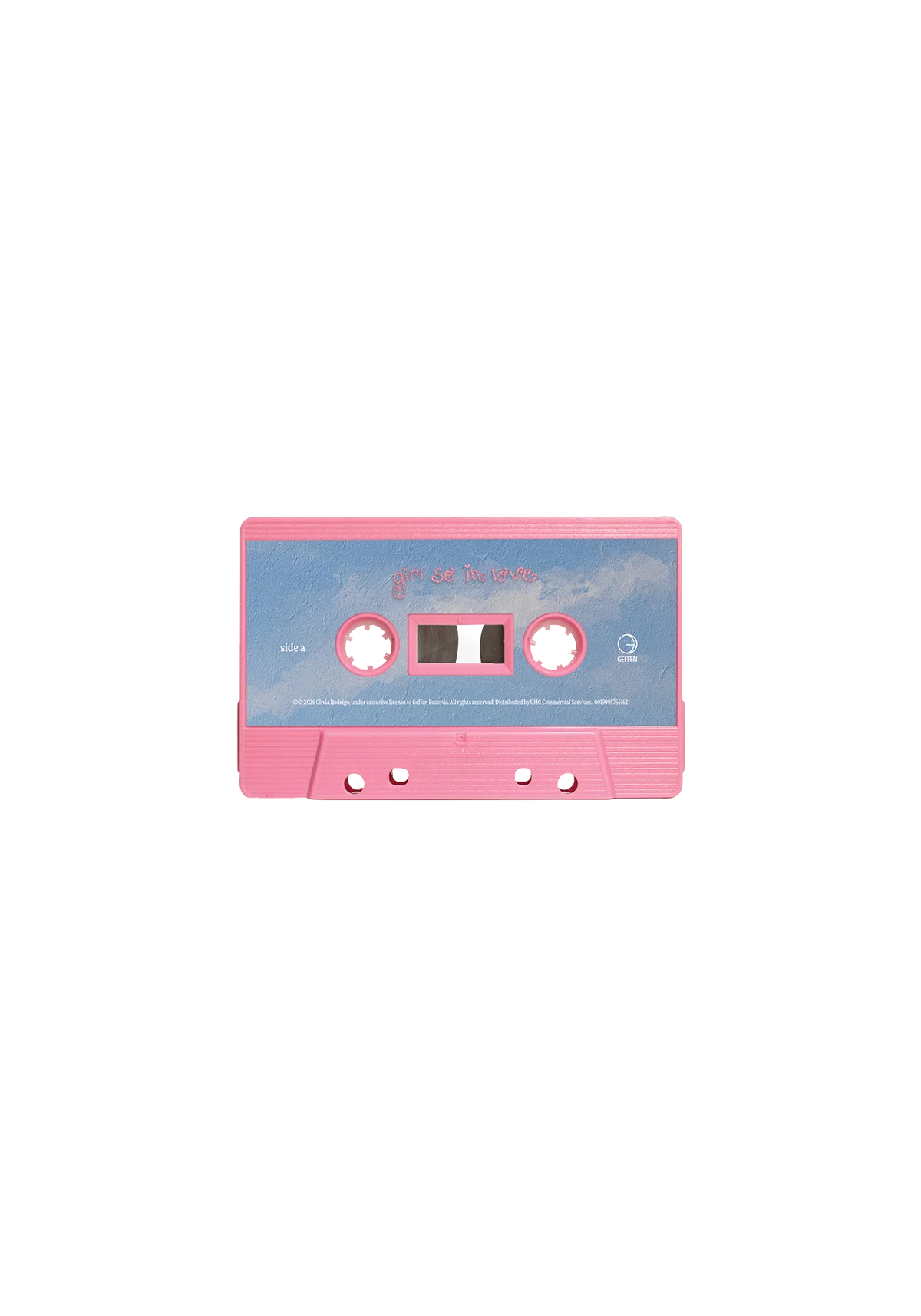 You seem pretty sad for a girl so in love: Baby pink cassette