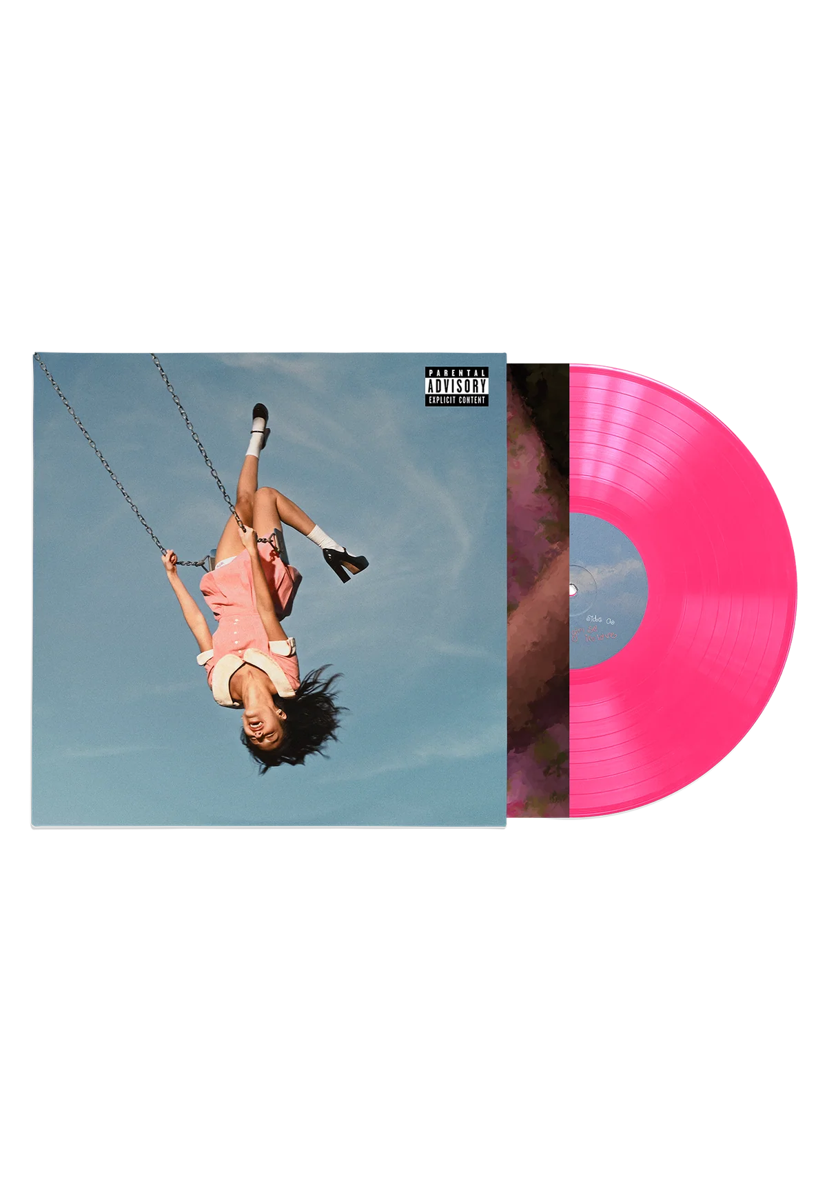 You seem pretty sad for a girl so in love: exclusive 'sticky sweet' hot pink vinyl