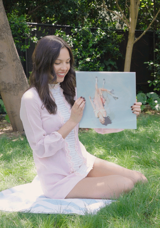 you seem pretty sad for a girl so in love: lenticular cover pink vinyl