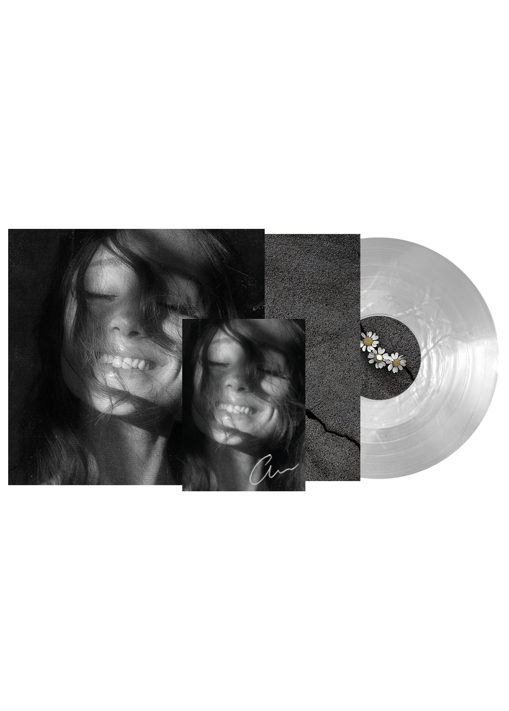 petal translucent pearly white lp (signed)