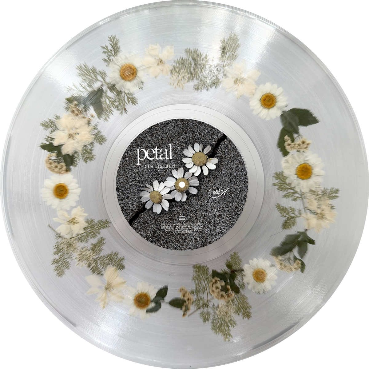 petal: flower filled vinyl