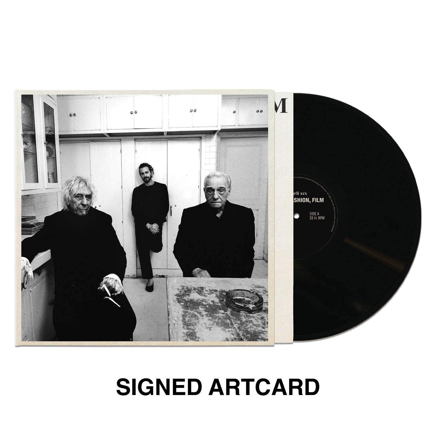 MUSIC, FASHION, FILM - BLACK SIGNED VINYL