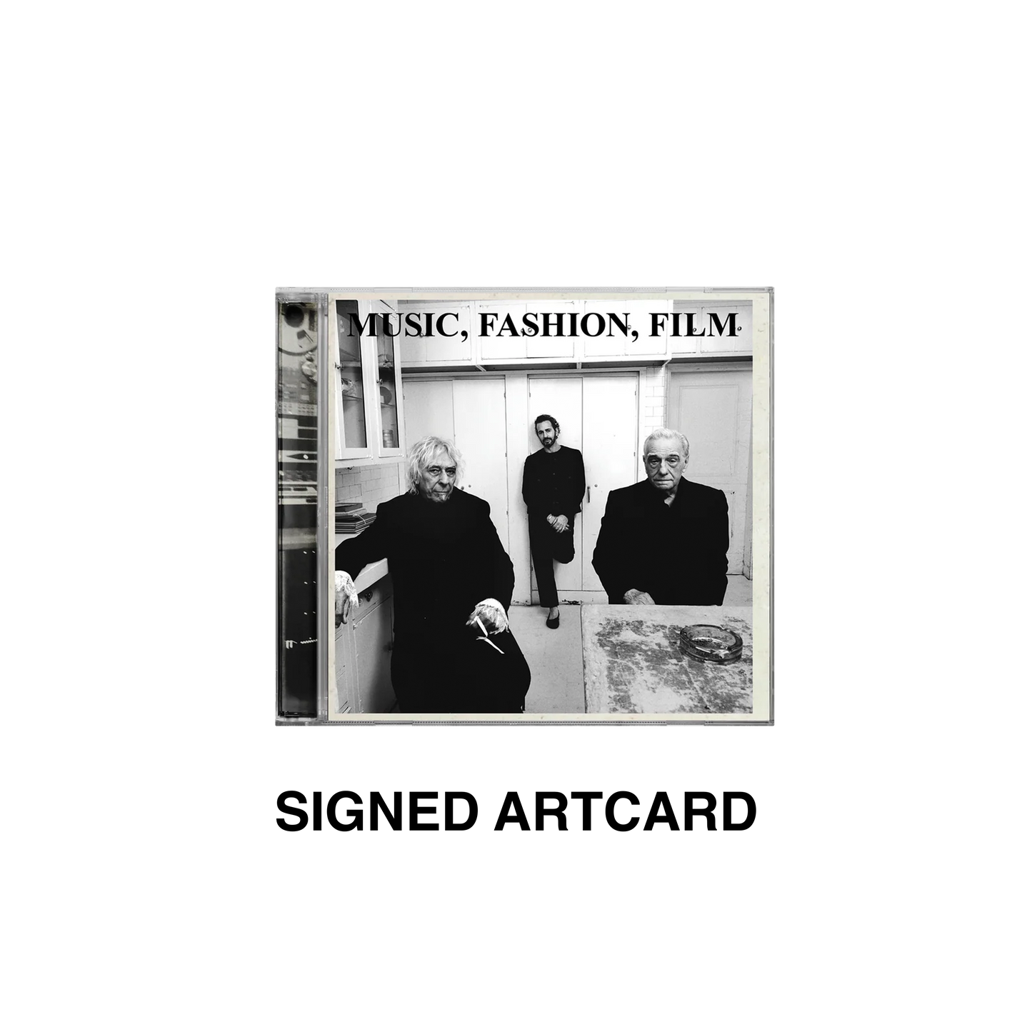 MUSIC, FASHION, FILM - SIGNED CD