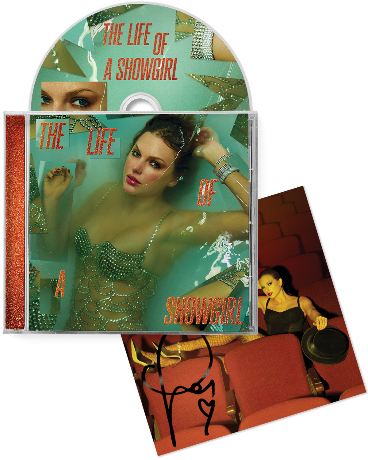 Taylor Swift - The Life of a Showgirl (CD + Hand Signed Photo ) NO. 4
