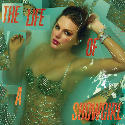 Taylor Swift - The Life of a Showgirl: Sweat and Vanilla Perfume Portofino Orange Glitter Vinyl