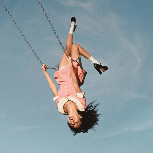 You seem pretty sad for a girl so in love: exclusive 'sticky sweet' hot pink vinyl