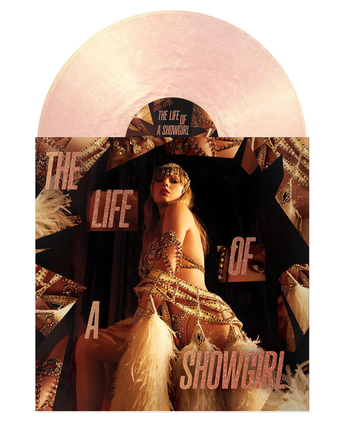 Taylor Swift - The Life Of A Showgirl: The Crowd Is Your King Edition (Summertime Spritz Pink Shimmer Vinyl)