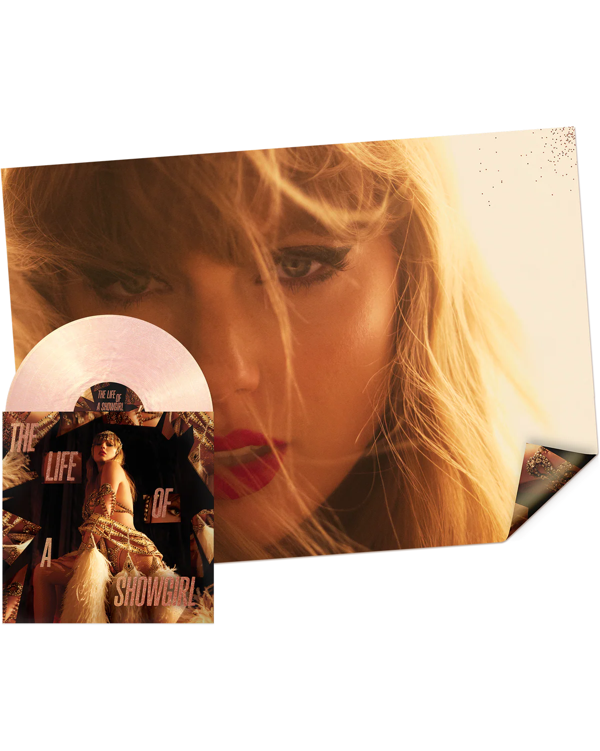 Taylor Swift - The Life Of A Showgirl: The Crowd Is Your King Edition (Summertime Spritz Pink Shimmer Vinyl)